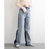 センター切り替えワイドデニムパンツ | VENCE share style【WOMEN】 | 詳細画像10