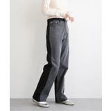 センター切り替えワイドデニムパンツ | VENCE share style【WOMEN】 | 詳細画像12