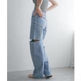 アオケイ | ダメージデニム | VENCE share style【WOMEN】