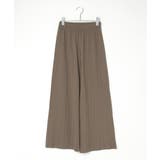 モカ | カットツイルボックスプリーツパンツ | VENCE share style【WOMEN】