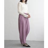 リネンライクツイルバレルパンツ | VENCE share style【WOMEN】 | 詳細画像26