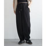 ブラック | ポンチカーブパンツ | VENCE share style【WOMEN】