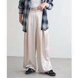 サテンタックワイドパンツ | VENCE share style【WOMEN】 | 詳細画像11
