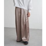 サテンタックワイドパンツ | VENCE share style【WOMEN】 | 詳細画像2