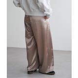 サテンタックワイドパンツ | VENCE share style【WOMEN】 | 詳細画像4