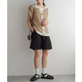 ブラック | フクレジャガードハーフパンツ | VENCE share style【WOMEN】