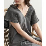 グレー | シャーリングオールインワン | VENCE share style【WOMEN】