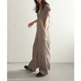 グレージュ | シャーリングオールインワン | VENCE share style【WOMEN】