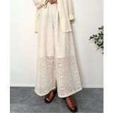 【VENCE by yuki 】刺繍レースワイドパンツ | VENCE share style【WOMEN】 | 詳細画像14 