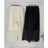 【VENCE by yuki 】刺繍レースワイドパンツ | VENCE share style【WOMEN】 | 詳細画像24 