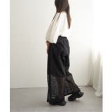 【VENCE by yuki 】刺繍レースワイドパンツ | VENCE share style【WOMEN】 | 詳細画像5 