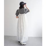 フリンジジャガードキャミワンピース | VENCE share style【WOMEN】 | 詳細画像2