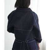 リジットデニムショートジャケット | VENCE share style【WOMEN】 | 詳細画像13