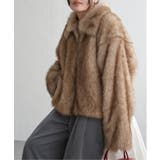 シャギーファーショートコート | VENCE share style【WOMEN】 | 詳細画像18