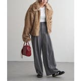 シャギーファーショートコート | VENCE share style【WOMEN】 | 詳細画像20