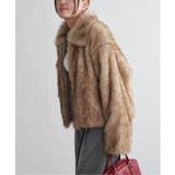 シャギーファーショートコート | VENCE share style【WOMEN】 | 詳細画像21