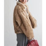 シャギーファーショートコート | VENCE share style【WOMEN】 | 詳細画像23