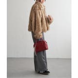 シャギーファーショートコート | VENCE share style【WOMEN】 | 詳細画像24