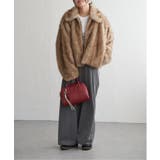 シャギーファーショートコート | VENCE share style【WOMEN】 | 詳細画像25