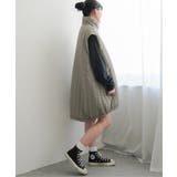 袖取り外し縦キルト中綿コート | VENCE share style【WOMEN】 | 詳細画像17 