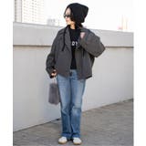 フェイクモッサスタンドショートジャケット/スタンドカラー/ロングスリーブ | VENCE share style【WOMEN】 | 詳細画像8
