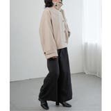 フェイクモッサスタンドショートジャケット/スタンドカラー/ロングスリーブ | VENCE share style【WOMEN】 | 詳細画像11