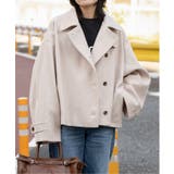 フェイクモッサスタンドショートジャケット/スタンドカラー/ロングスリーブ | VENCE share style【WOMEN】 | 詳細画像16
