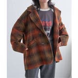 チェックミドル丈ジャケット | VENCE share style【WOMEN】 | 詳細画像15