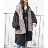 ブラック | ボアベスト付き4WAYモッズコート | VENCE share style【WOMEN】