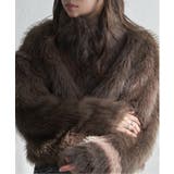 ブラウン | フェイクファーショート丈ブルゾン | VENCE share style【WOMEN】