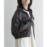 合皮ショートジャケット | VENCE share style【WOMEN】 | 詳細画像2