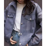 シアーダンボールデニムプリントGジャン | VENCE share style【WOMEN】 | 詳細画像10 