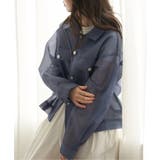 シアーダンボールデニムプリントGジャン | VENCE share style【WOMEN】 | 詳細画像3 