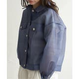 シアーダンボールデニムプリントGジャン | VENCE share style【WOMEN】 | 詳細画像6 