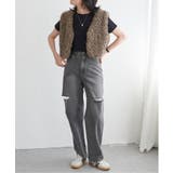 プードルファーショートベスト | VENCE share style【WOMEN】 | 詳細画像6 