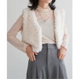 プードルファーショートベスト | VENCE share style【WOMEN】 | 詳細画像12 