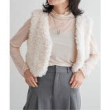 プードルファーショートベスト | VENCE share style【WOMEN】 | 詳細画像13 