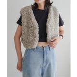 プードルファーショートベスト | VENCE share style【WOMEN】 | 詳細画像20 
