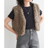 プードルファーショートベスト | VENCE share style【WOMEN】 | 詳細画像4 