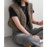プードルファーショートベスト | VENCE share style【WOMEN】 | 詳細画像5 