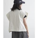 パールタフタスタンドベスト | VENCE share style【WOMEN】 | 詳細画像9