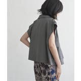 パールタフタスタンドベスト | VENCE share style【WOMEN】 | 詳細画像11