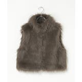 フェイクファーショート丈ジレ | VENCE share style【WOMEN】 | 詳細画像28 