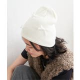 ベロアリボンニット帽 | VENCE share style【WOMEN】 | 詳細画像3