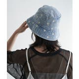 ブルー | デニムマーガレットバケットハット | VENCE share style【WOMEN】