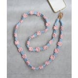 ピンク | ロングマクラメフラワーストラップ | VENCE share style【WOMEN】