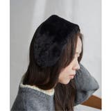 ブラック | ファーカチューシャイヤマフ | VENCE share style【WOMEN】