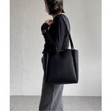 合皮ミドルトートバッグ | Lbc with Life | 詳細画像2 