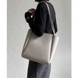 合皮ミドルトートバッグ | Lbc with Life | 詳細画像4 