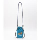 ブルー | アニマル刺繍コードショルダーバッグ | Lbc with Life